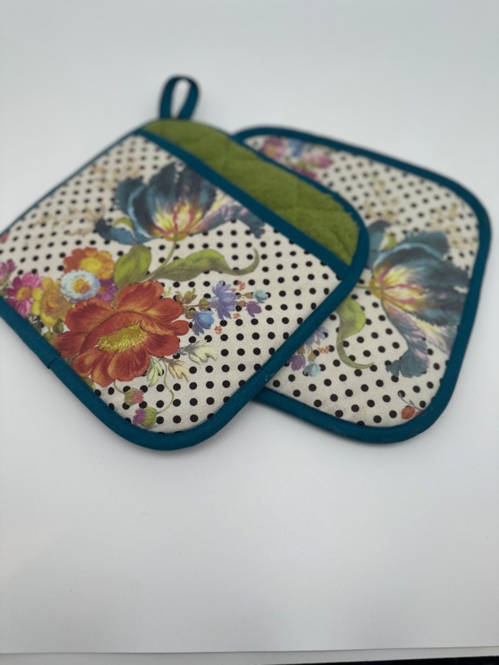 MacKenzie Child's Oven Mitt and Pot Holder - Picture 4 of 4